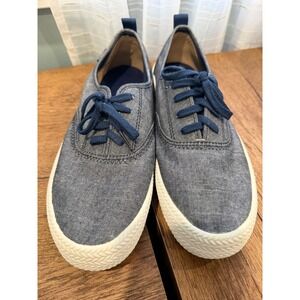 Sperry Women's Blue Denim‎ Canvas Boat Shoes Sneakers Size 9.5M